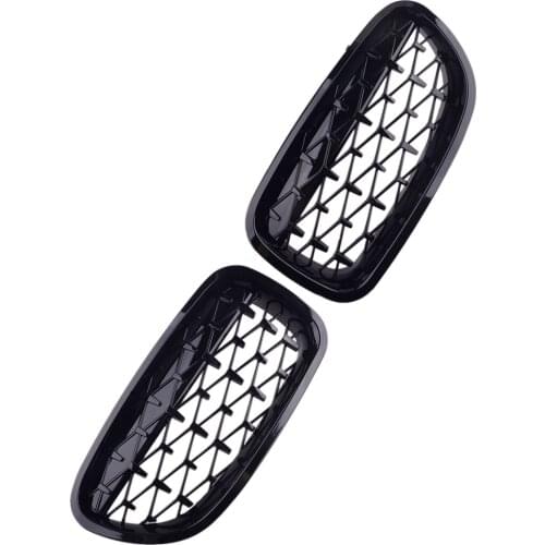 1 Pair Front Hood Grilles 51137200727 51137200728 Fit for BMW 5 Series F10 Sedan M5 F11 Touring 2011 2012 2013 2014 2015 2016