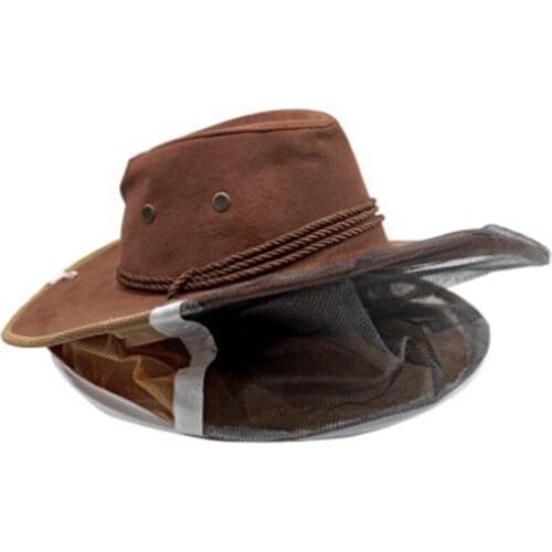 Beekeeping Hat Export-Oriented Beekeeping Tool Model Cowboy Bee Preventing Cap Bee Hat Classic Shape Bee Breeding