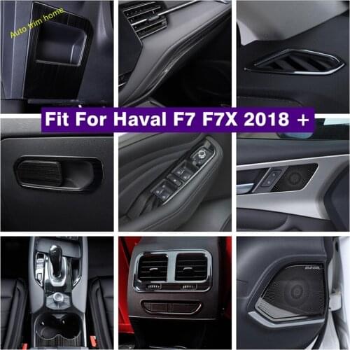 Glove Storage Box / Head / Reading Lamp / Door Speaker / Lift Button / Air AC / Gear Box Cover Trim For Haval F7 F7X 2018 - 2021
