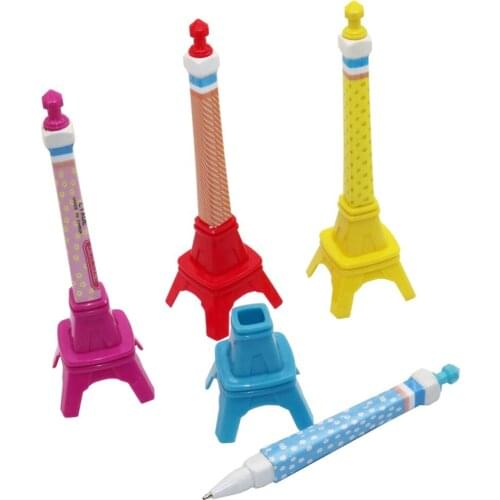 1 Pc Creative Mini Small Fresh Transmission Tower Ball Point Pen Office Supplies Students School Supplies Student Of Prizes