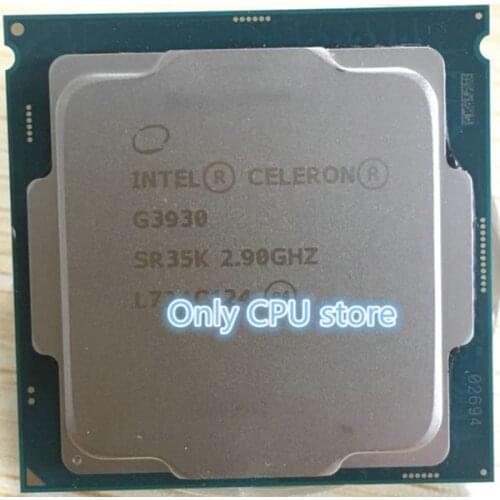 100% new and original Intel G3930 CPU 2.9G 51W 2 Cores 2 Threads 1151 14NM HD610 DDR4 Desktop PC cpu Processor