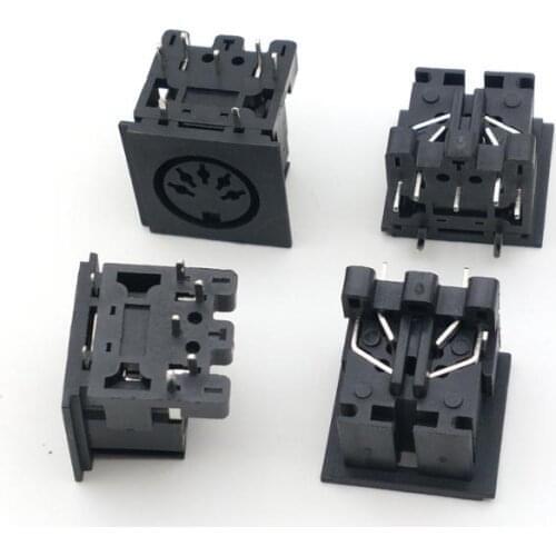 50PCS 5 Pin 6PIN 7PIN 8PIN DIN PCB Sockets Audio ADAPTER