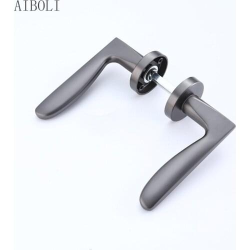 58.72. Modern and Simple Zinc Alloy Single Tongue Split Lock Hotel Bedroom Interior Door Lock Room Door Handle Lock