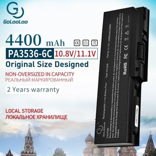 11.1v 4400mAh Battery for toshiba L350D P200 Satellite Pro L350 L355 L350D L355D P200 P200D P205 P205D P300 P300D PA3536U-1BRS