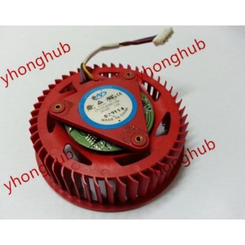 ATI CF1275-B30H-C004 DC 12V 1.0A 4-wire Server Cooling Fan