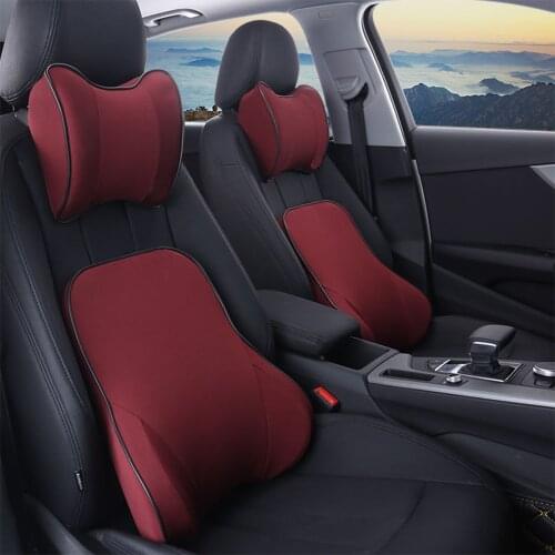 Car Headrest, Lumbar Pillow, Car Seatbackrestlumbar Pillow, Neck Pillow,Memory Foam, Four Seasons Car Interi Auto Parts