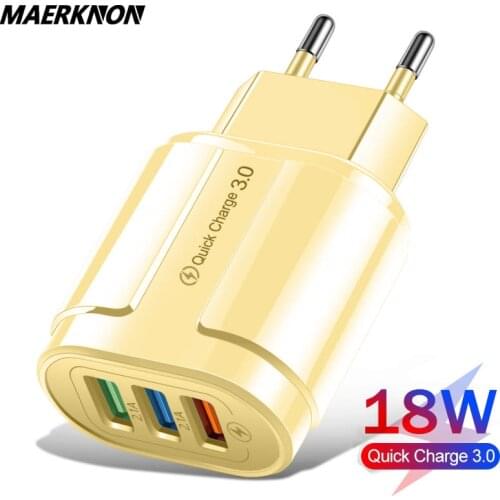 Quick charge 3.0 4.0 usb fast charger 18w universal wall mobile phone chargers for iphone samsung huawei tablet charging charger