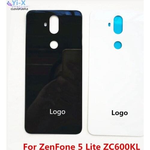 New Battery Back Cover For Asus ZenFone 5 Lite 5Q X017DA ZC600KL S630 SDM630 Glass Battery Door Back Case Housing