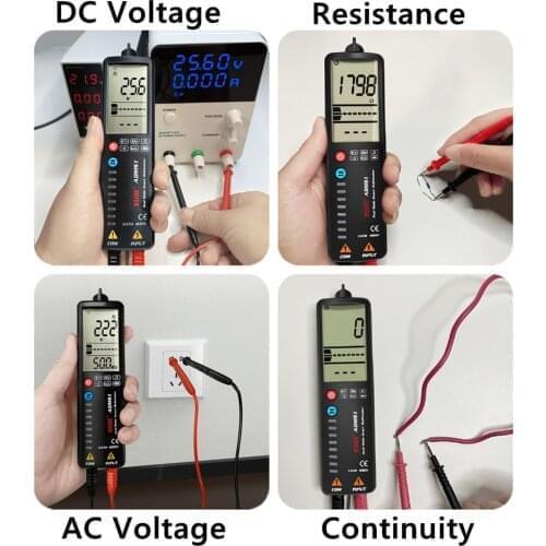 Smart Multimeter Digital Capacitance Voltage tester 3-in-1 AC DC Capacitor Inductance LCD Voltmeter Detector Screwdriver