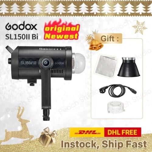 Godox SL150II Bi Bi-Color LED Video Light (2500-6500K, 150W) for tiktok youtube live photography studio PK Aputure Jinbei