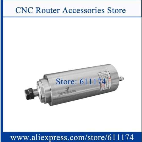 Constant torque spindle motor 3.2Kw AC220V 24000rpm 4 bearing milling spindle motor ER20 100mm water cooled spindle motor
