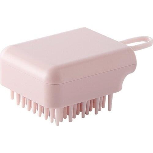 Head Comb Massage Comb Silica Gel Comb Square Hair Grabbing Tools Pet Cleaning Tools For Cat And Dog