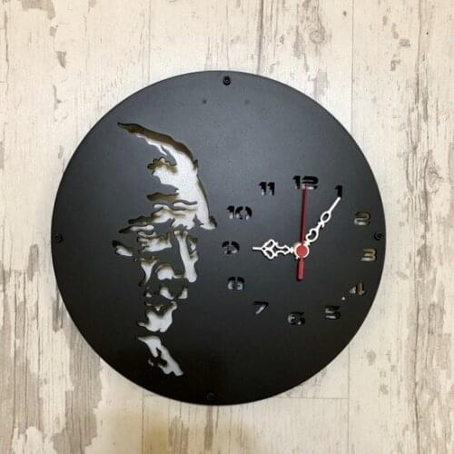 KAYRA DESIGN WOODEN Wall clock ATATURK SİLÜETİ 90cm Wall clock