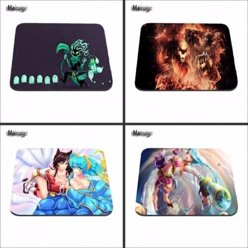 Cool Game League of Legends Custom Design Rectangle Gaming Computer Mouse pads 18*22cm/25*20*cm/25*29*2cm As Gift