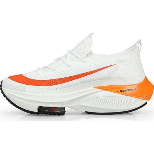 Trending Breathable Comfortable Mesh Running For Men Sport Couple Shoes Zoom Tempo Next Fly Black Orange Green Sneakers