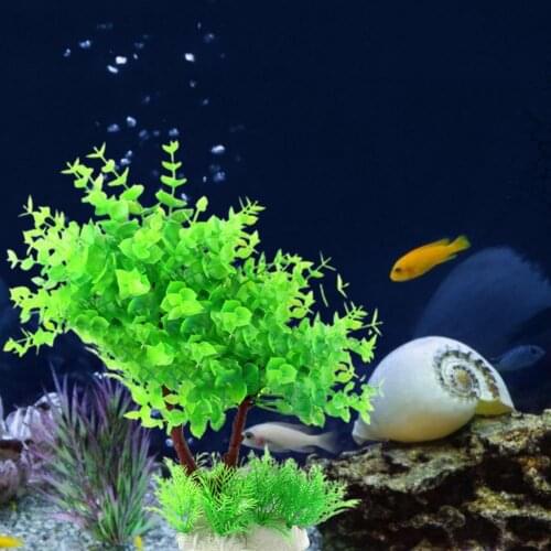 Real-like Plants Fadeless Simulation Water Grass Plastic Fake Water Grass Aquarium Decoration Landscaping for Fish Tank