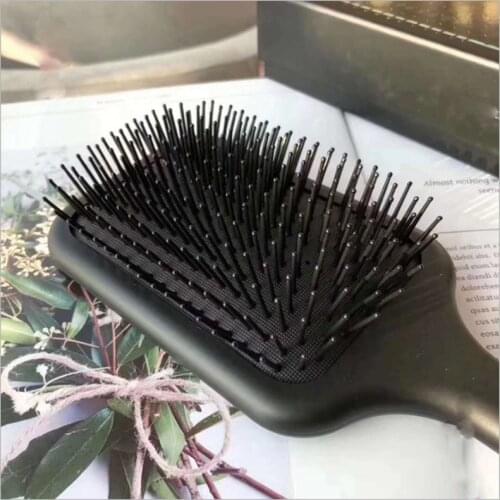New plastic large comb texture Frosted Black scalp massage comb GH Online Celebrity airbag air cushion hair brush
