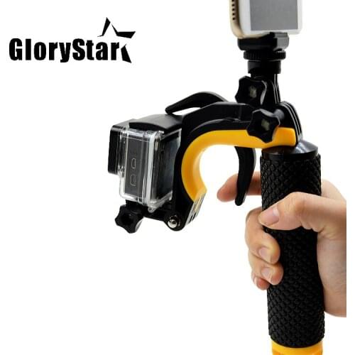 Float Shutter Stabilizer Section Pistol Trigger Set Floating Handle For GoPro Hero OSMO MAX FUSION Xiaomi Yi 4k SJCAM Accessory