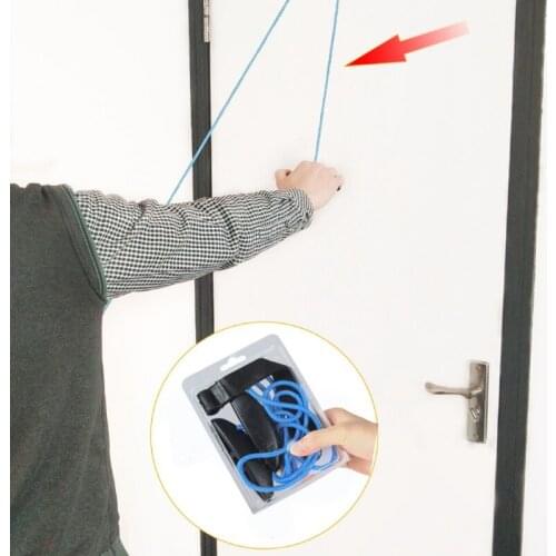 Resistance Band Fitness Shoulder Rope Pulley Door Hanging Pulley Trainer Home Use Braces Supports Joint Rehabilitation Training