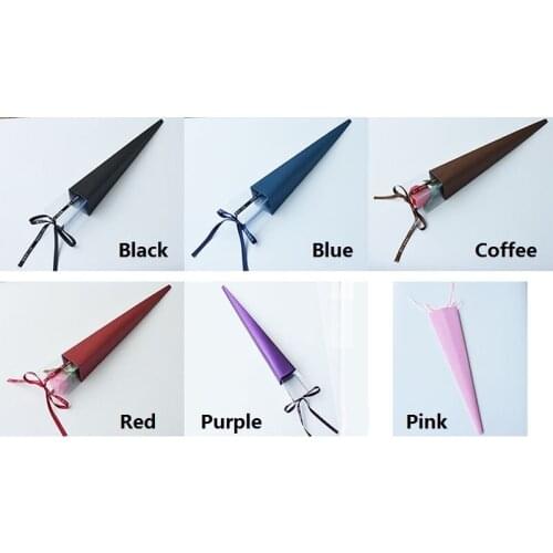 Rose Bag Single Rose Packing Box For Lover Wedding Annivesary Flower Shop Special packaging Paper & PVC with Ribbon