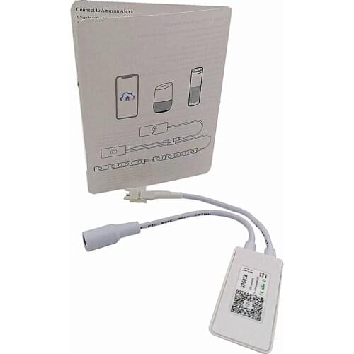 SP501E Wifi WS2811 WS2812B Addressable RGB LED Strip Controller Alexa Smart SPI Voice APP Control for Andriod IOS DC5-24V
