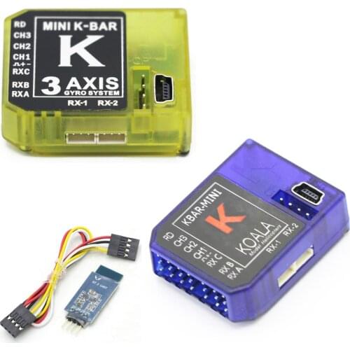 KBAR Gyro MINI K-BAR YELLOW K8 three-axis gyroscope 3 Axis Gyro Flybarless PK VBAR B8 For Mikado VBAR Trex for Helicopters