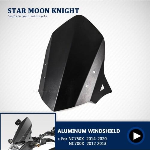 For Honda NC700X 2012 - 2013 NC750X 2014 - 2020 Motorcycle Accessories Windscreen Windshield Wind Screen Deflector Protector
