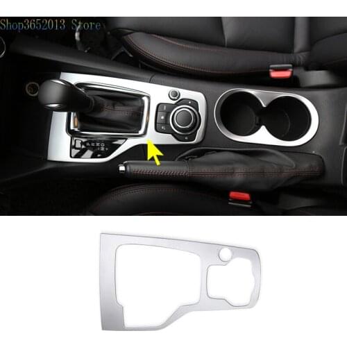 For Mazda 3 AXELA Hatchback Sedan 2014-2018 ABS Inner Gear Shift Box Panel Cover Trim Auto accessories