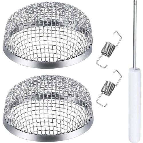 2 pieces of RV insect-proof net cover, stainless steel ventilation net cover, delivery installation tools