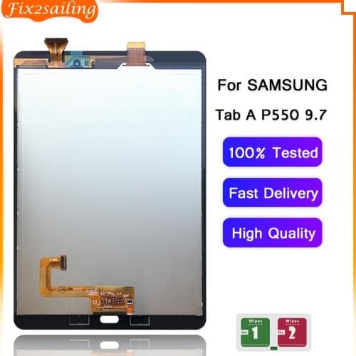 LCD Display For Samsung GALAXY Tab A 9.7 SM-P550 P550 Touch Screen Digitizer Assembly Tablet LCD Replacement For Samsung P550