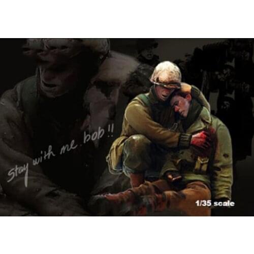 1/35 Assembly Reisn Figure Kit U.S Soldier with Wounded