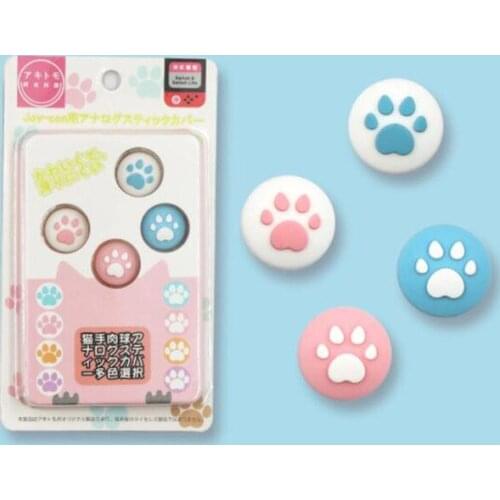 100pcs Joystick Cover Cute Girl Sakura Nintend Thumb Stick GripCap ThumbStick For Nintend Switch Lite NS JoyCon Controller Game
