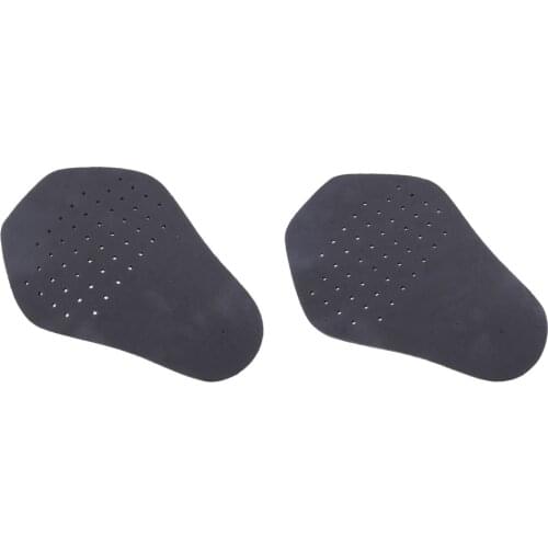 2pcs Black Motorbike Riders Racing Back Protector Insert Armour Pad Jackets Protective Gear
