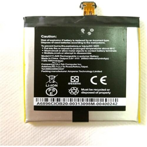 2140mAh cell phone battery For ASUS Padfone 2 A68 C11-A68 battery Replacement with repair tools