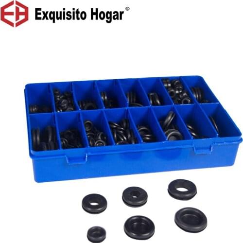 250pc Sealing Single Side Ring Protection Sleeve Guard Hole Ring Protection Coil Outlet Ring Waterproof Finishing Box