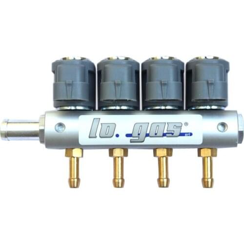 4 Cylinder Injector Rail for LPG CNG Sequential Injection System 67R 110R ECE Black