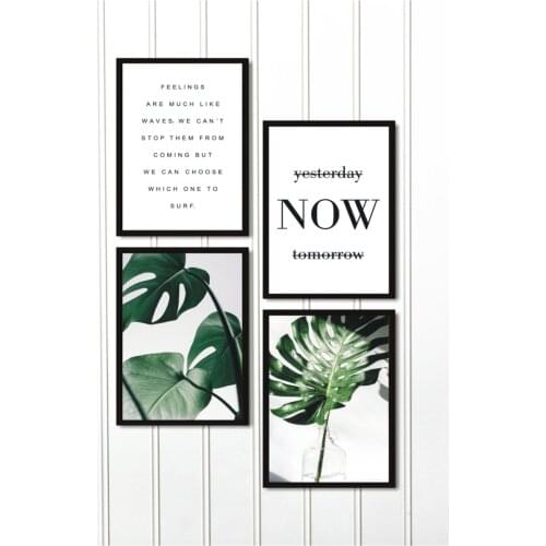 4 piece Frame Looking Mdf Table Decorative Wall Decoration Solid Gift Photo Printed Table Quality Printing Wall Decoration