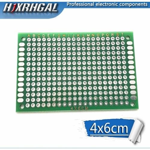 5pcs 4x6cm 4*6 Double Side Prototype PCB diy Universal Printed Circuit Board hjxrhgal