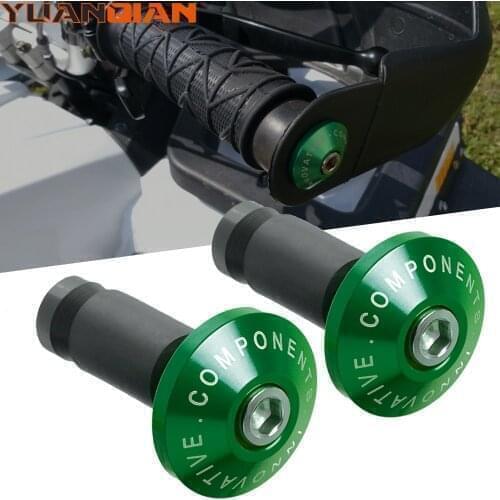 For Yamaha Kawasaki honda Motorcycle Accessories Handle Bar End Weight Handlebar Grips Cap Anti Vibration Silder Plug Dirt Bike