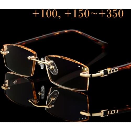 Anti UV Cutted Cutting presbyopia Reading Glasses Men Square Eyewear Hyperopia Presbyopia Reader fashion presbyopic spectacles