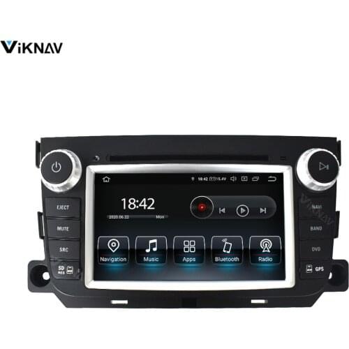 2 din car radio for Mercedes Benz Smart Fortwo before 2012 android car audio multimedia player GPS navigation screen auto stereo