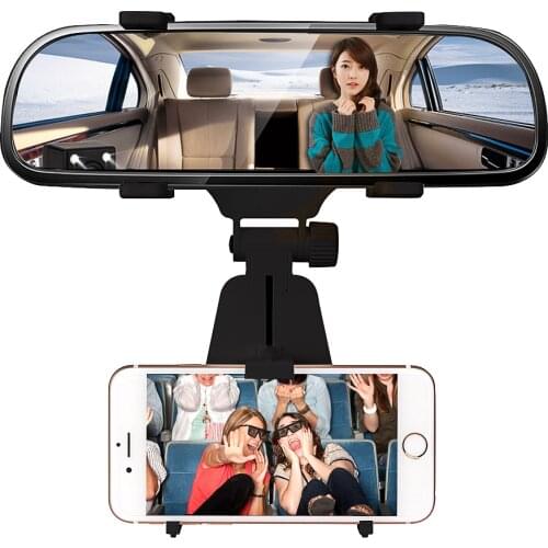 Car Rearview Mirror Mount Holder Stand 360 Degree Universal Car Holder Vent Mount Dock mobile phone holder For Cell Phone GPS