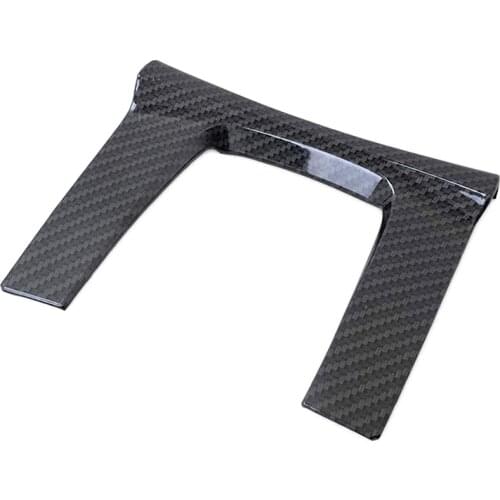 ABS Carbon Fiber Center Console Shift Gear Panel Frame Cover Trim for Honda Civic 10Th 2016-2019 Gen Automatic Transmission