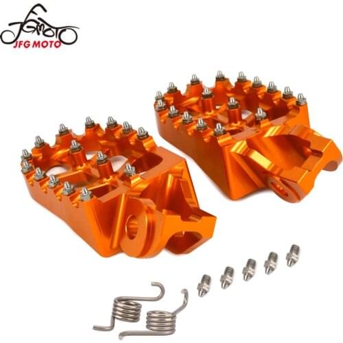 For KTM 85 125 150 250 300 350 450 500 SX SXF XCF EXCF XCW 2016 2017 2018 2019 Motorcycle CNC Footrest Footpeg Foot Pegs