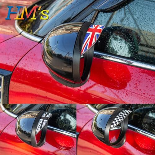 For MINI COOPER S One JCW R50 R52 R53 R55 R56 R60 F54 F55 F56 F60 Countryman Car Rear View Rearview Mirror Eyebrow Rain Visor