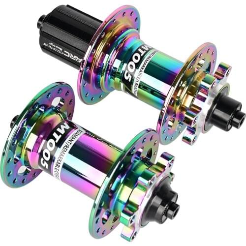 ARC 32 Hole Rainbow MTB hubs Mountain Bike Disc Brake Cube NBK Bearing Hubs 4 claws135*10MM 142*12MM For Shimano 8 9 10 11 Speed