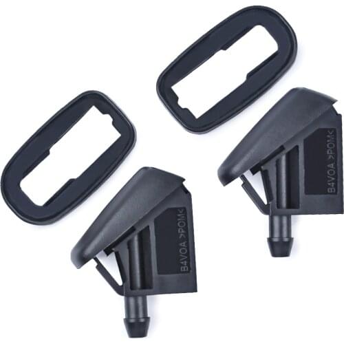 MIKKUPPA 2PCS Front Windshield Washer Nozzles for Ford 10-17 Focus/07-14 Mondeo/10-17 C-Max OEM: BM51-17666-AB Spray Jet Kit