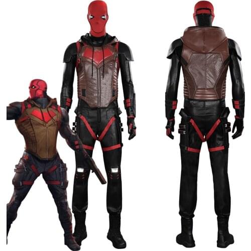 Gotham Knights Jason Todd Cosplay Costume Jason Todd Hooded Coat Jacket Pants Halloween Carnivak Costumes