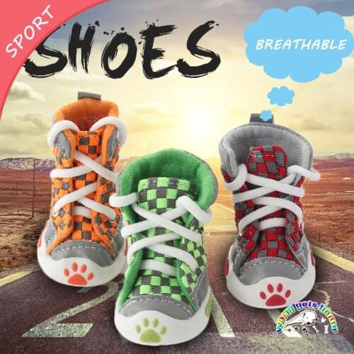 Dog Sneakers Sandals for Dogs Woven Tape Shoes for Cats Sapatinho Puppy Chihuahua Shoes Pet Boots Pet Shoes for Small Dogs