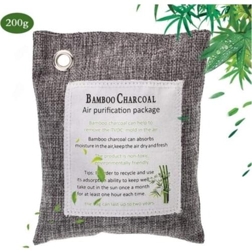 Natural Bamboo Charcoal Air Purifying Bags Activated Charcoal Odor Absorber Moisture Odor Eliminator for Car Closet Shoes